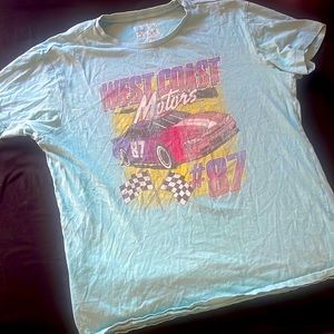 “West Coast Motors” Tight fit Tee, used